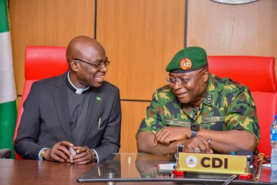 Benue Gov Pays Courtesy Visit To The Chief Of Defence Intelligence